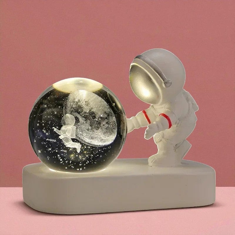 Veilleuse Astronaute Lune Gravée