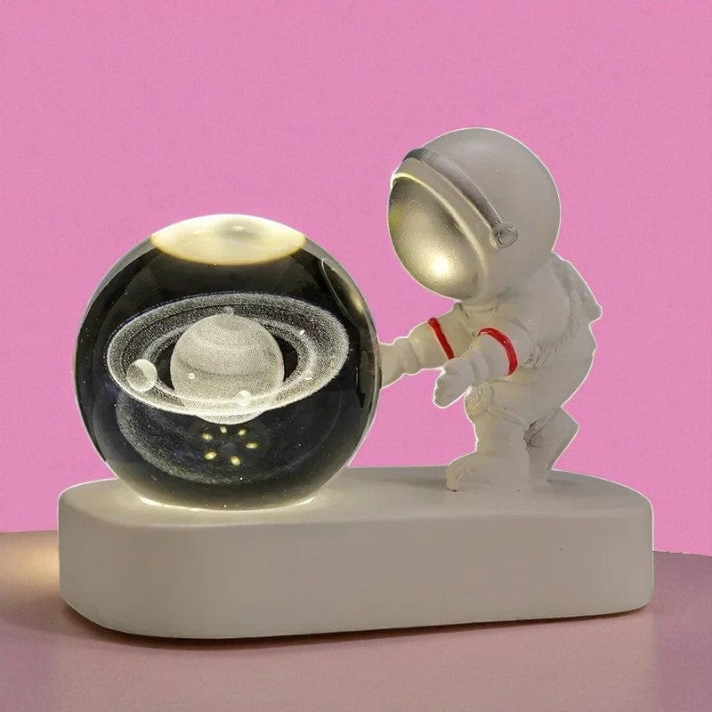 Veilleuse Astronaute Planètes Lumineuses