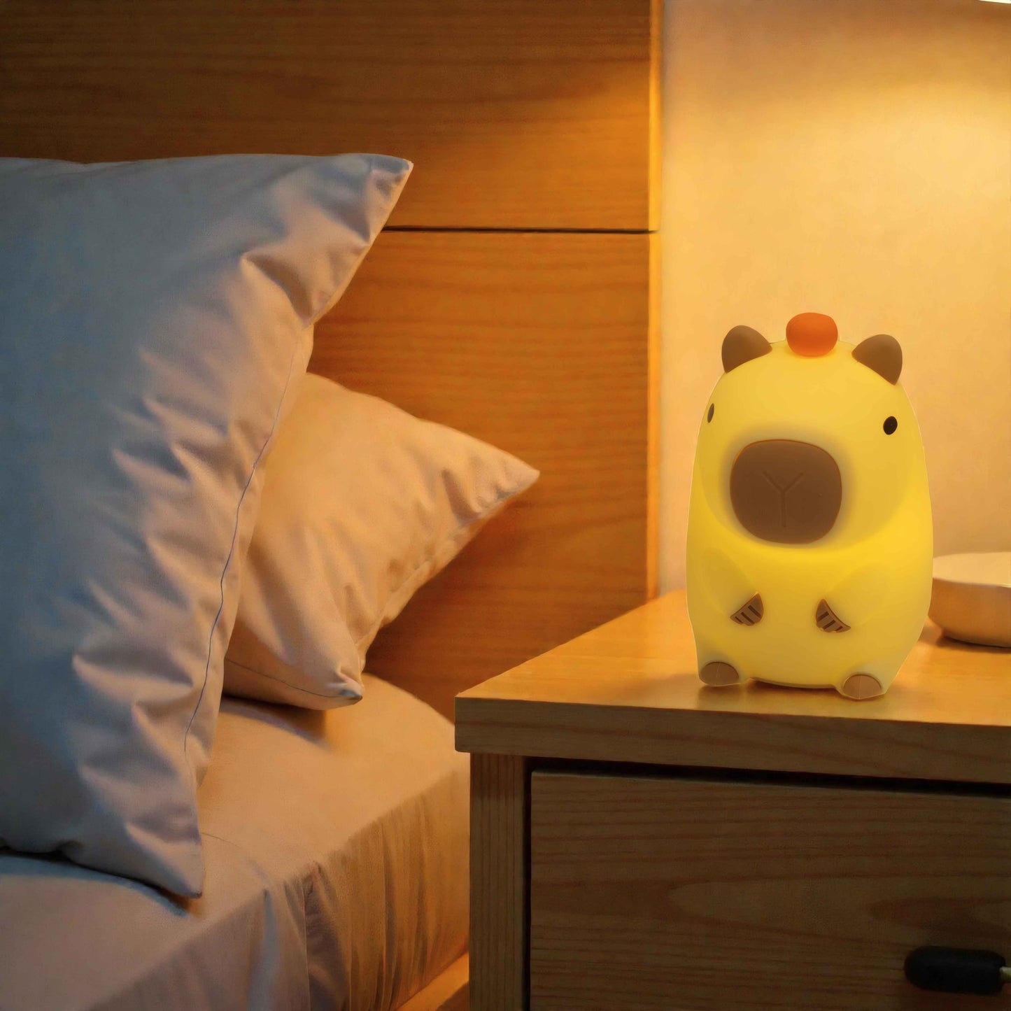 Veilleuse Capybara Pomme