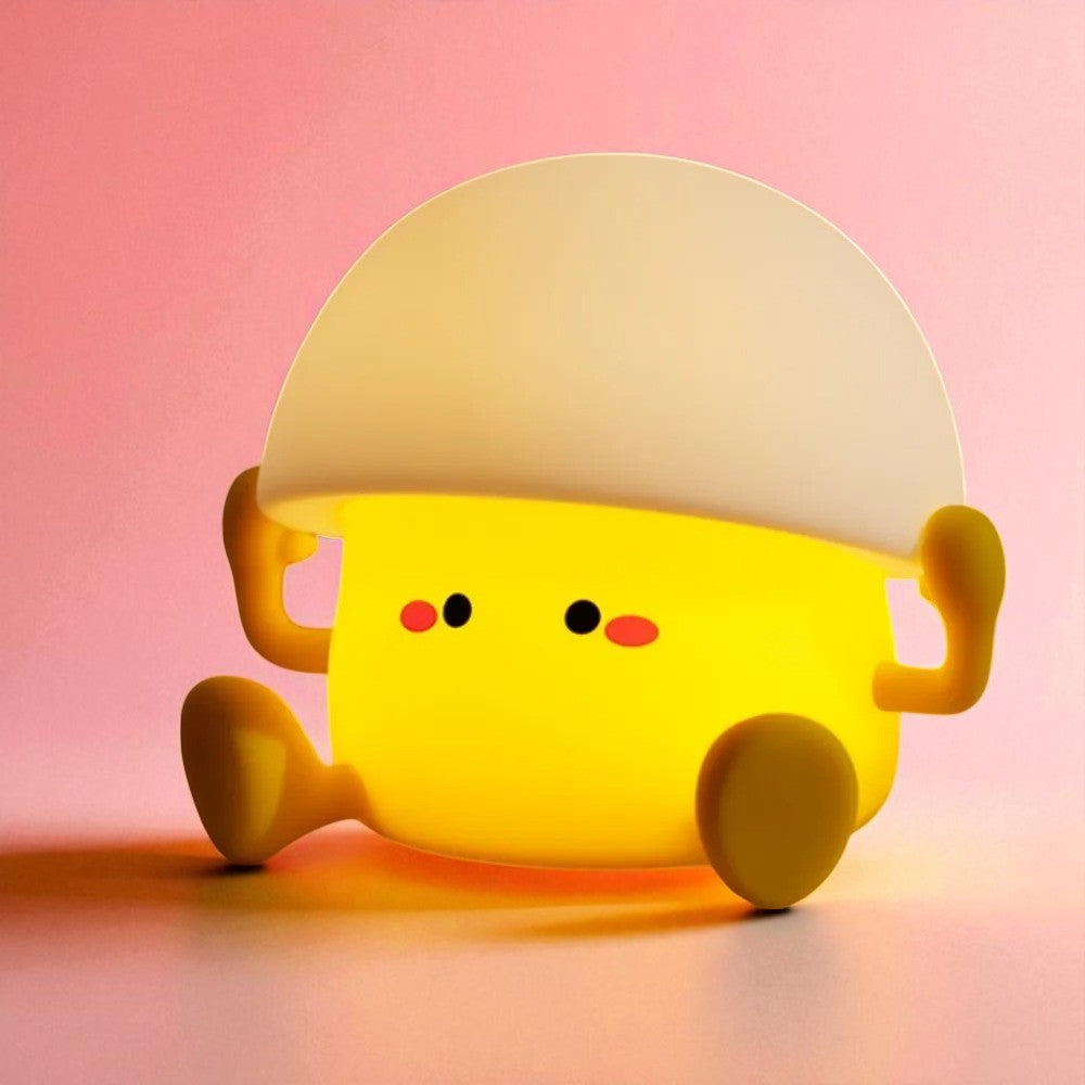 Veilleuse Champignon Mignon Assis LumiDouce