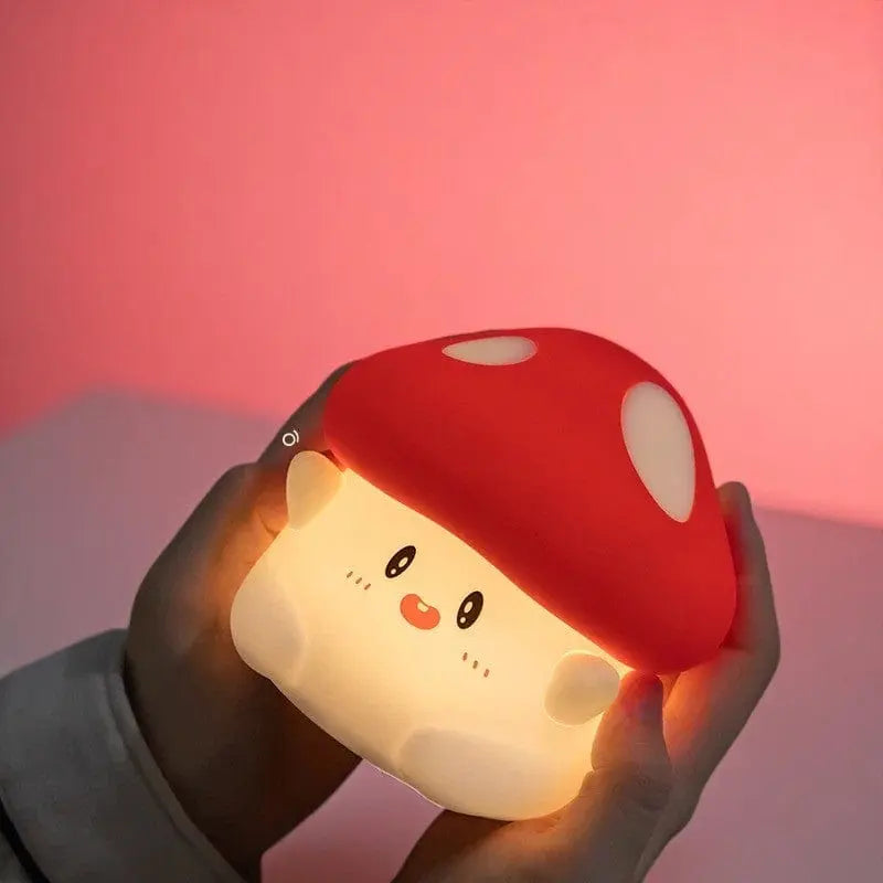 Veilleuse Champignon Rouge