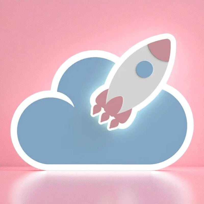 Veilleuse Fusée Nuageuse