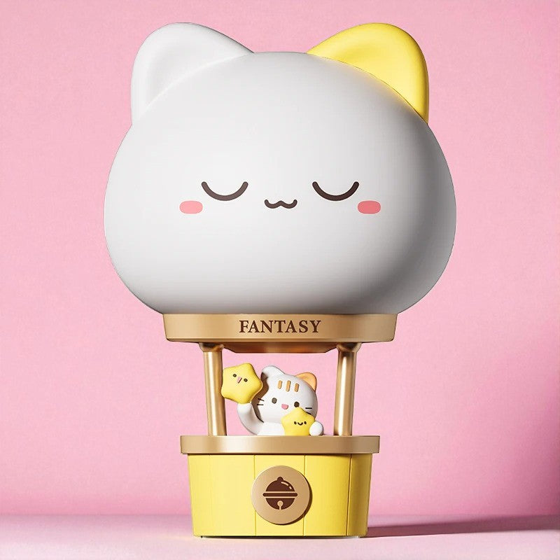 Veilleuse Montgolfière Chat LumiDouce