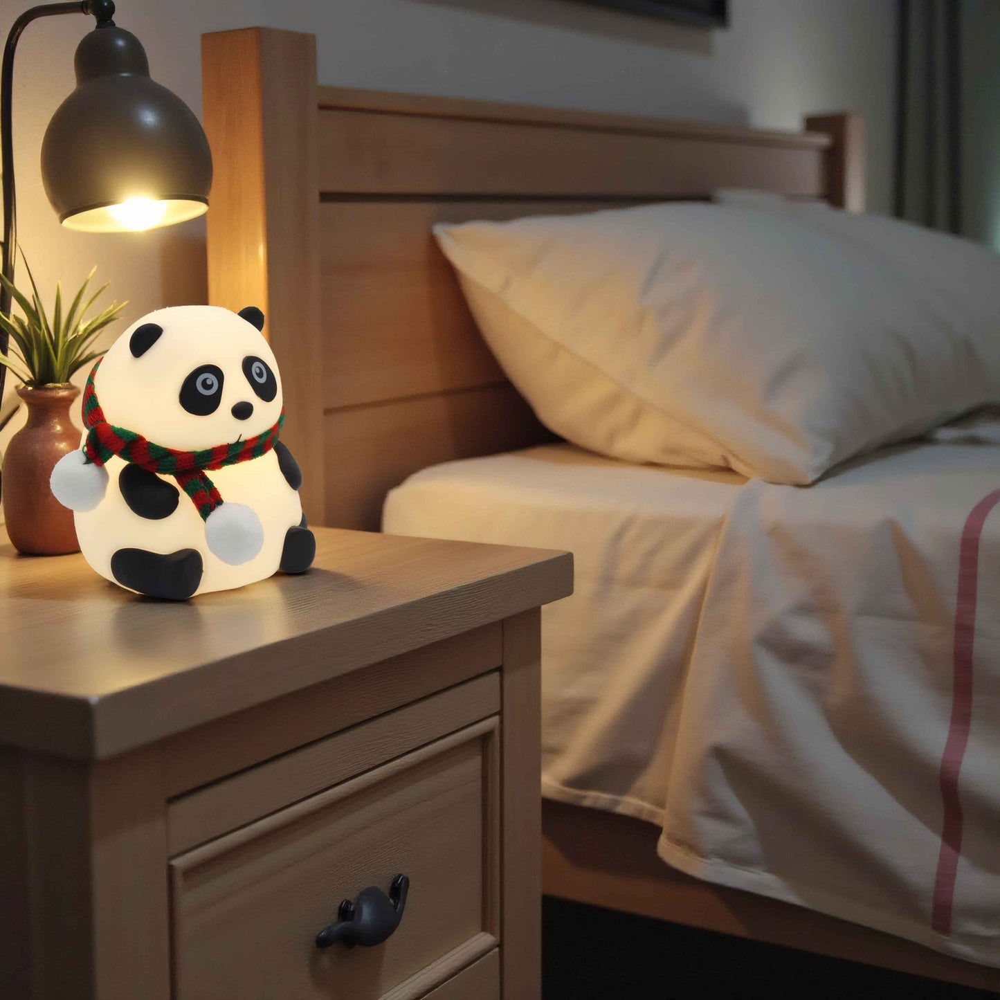 Veilleuse Panda Echarpe