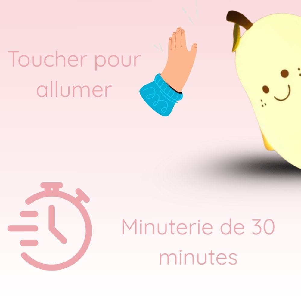 Veilleuse Poire Souriante
