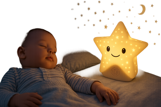 Veilleuse musicale étoile pour nuits paisibles enfant