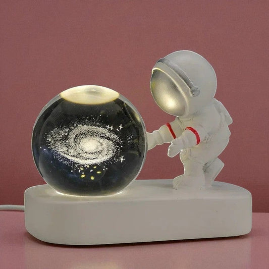 Veilleuse Astronaute Galaxie Lumineuse