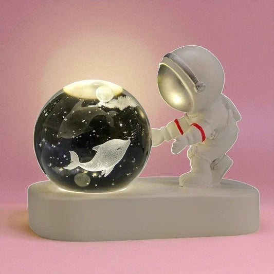 Veilleuse Astronaute Poisson Lune