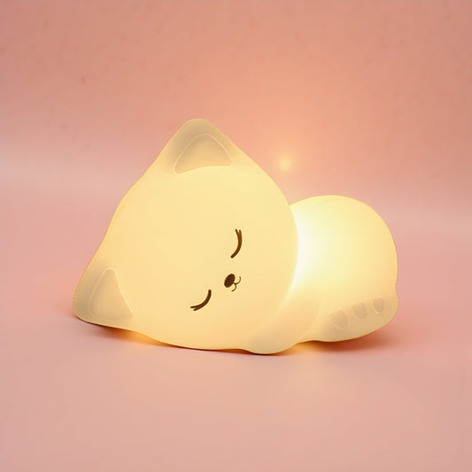 Veilleuse Chaton Allongé