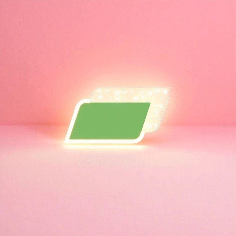Veilleuse Étoile Rectangle Lumineuse
