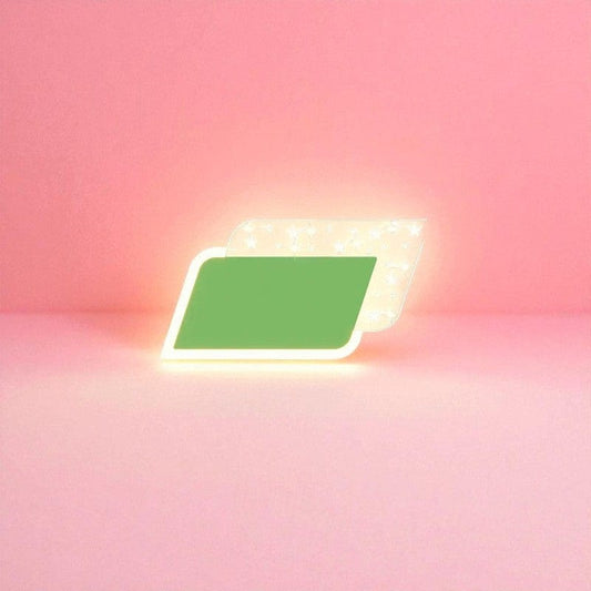 Veilleuse Étoile Rectangle Lumineuse