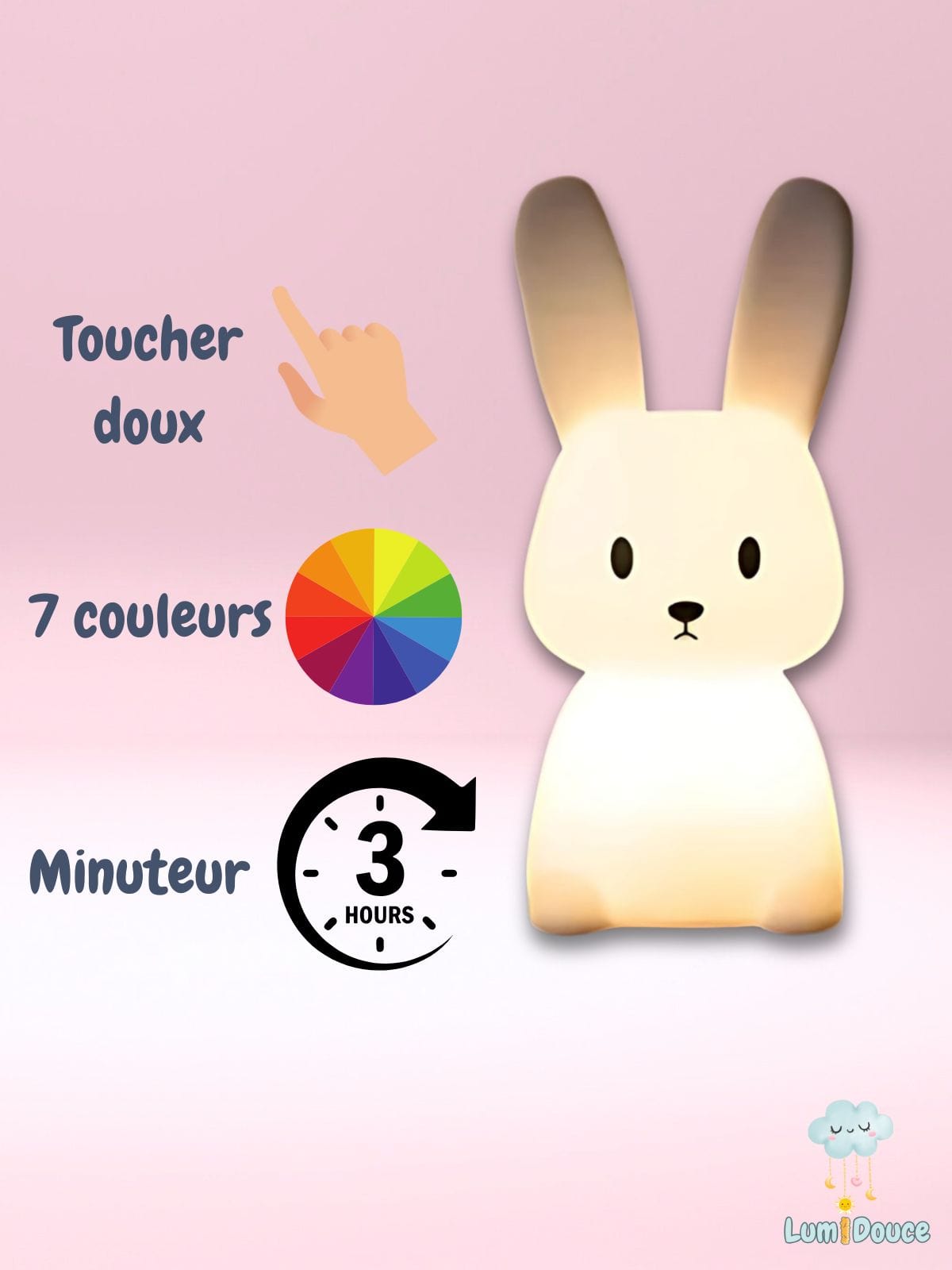 Veilleuse Lapin Grandes Oreilles