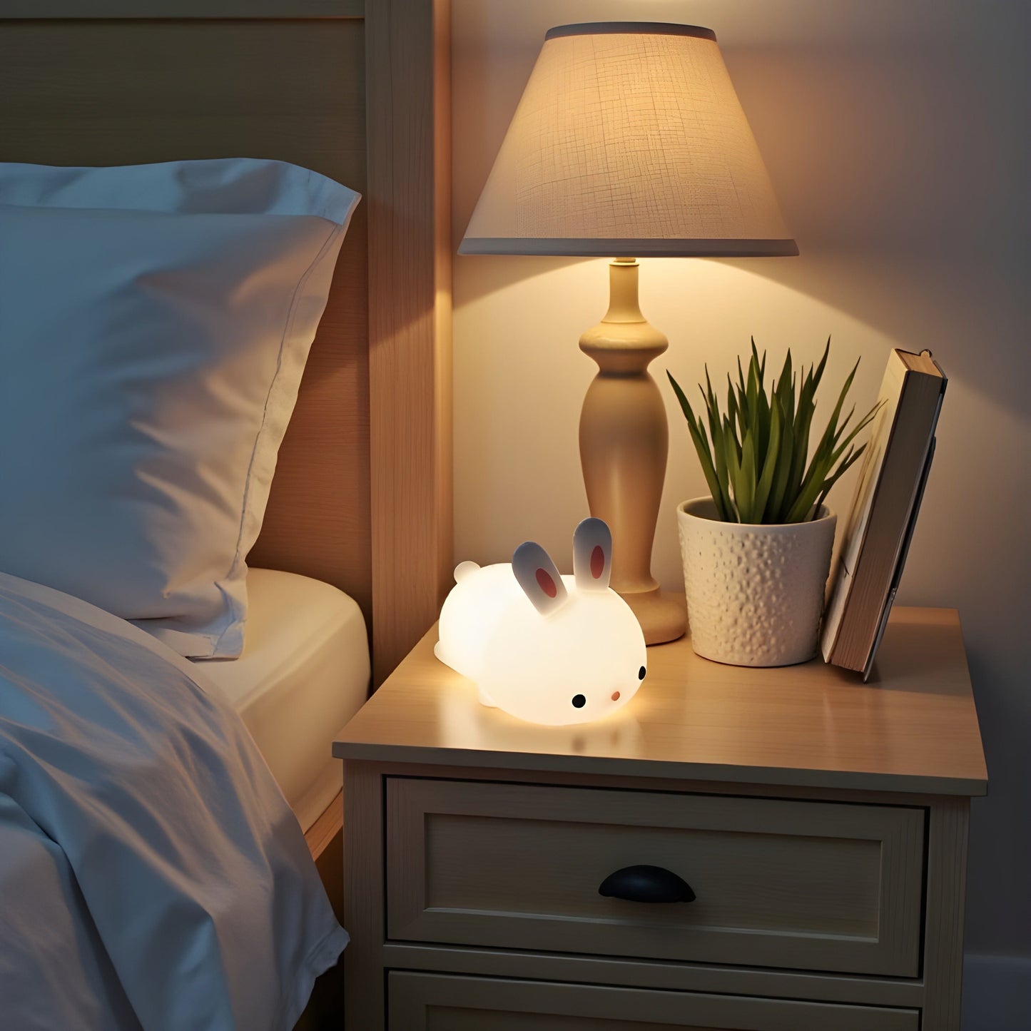 Veilleuse Lapin Kawai