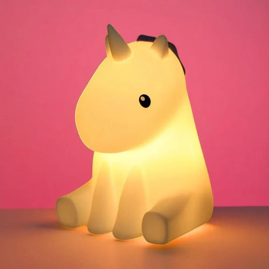 Veilleuse Licorne Eveillée Assise