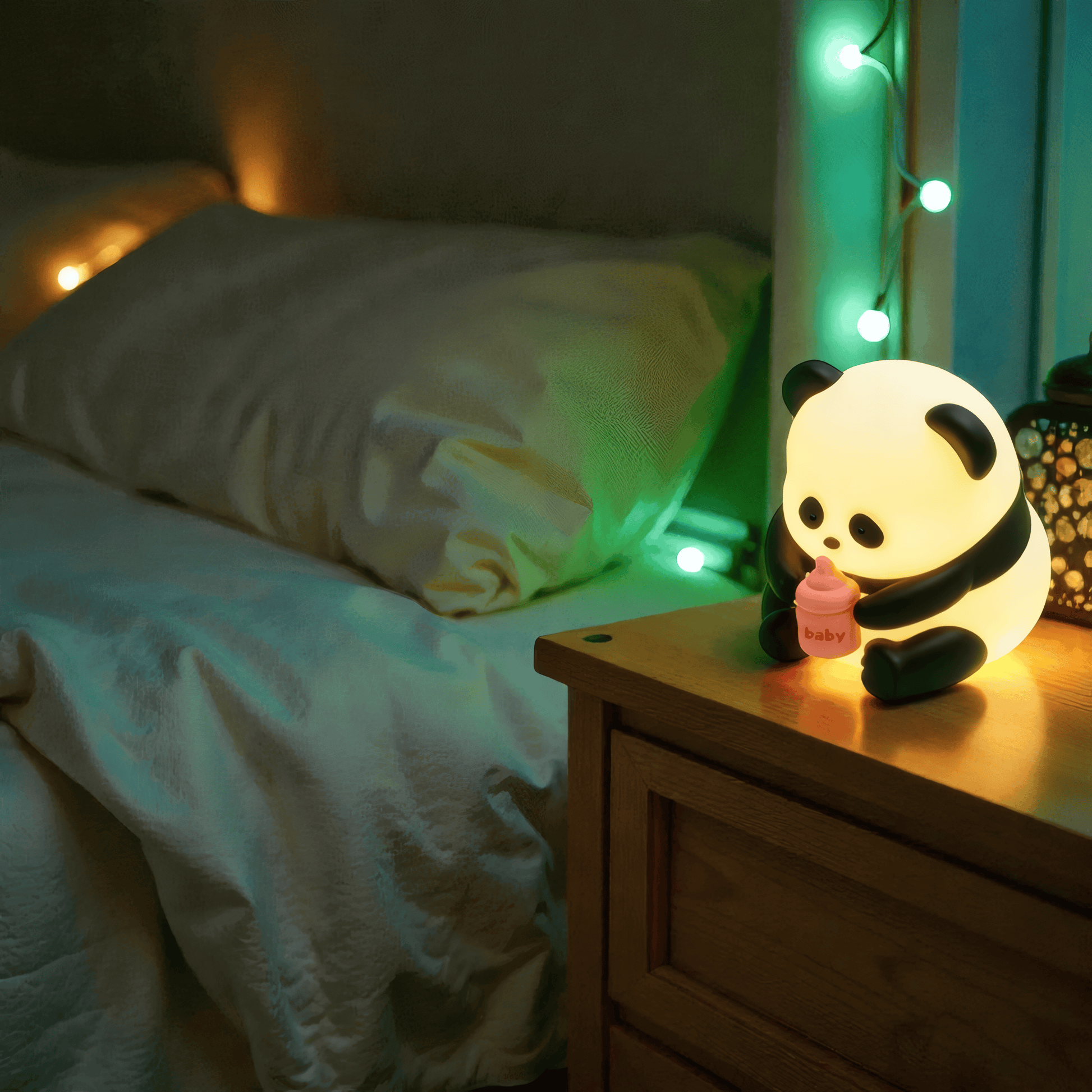 Veilleuse Panda Biberon