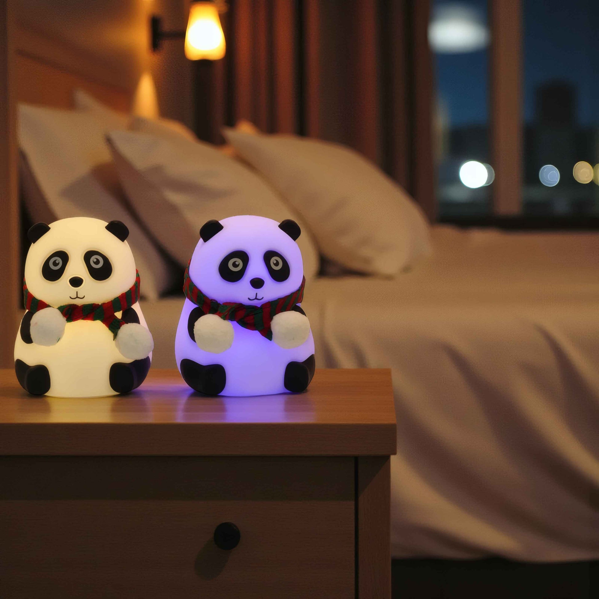 Veilleuse Panda Echarpe