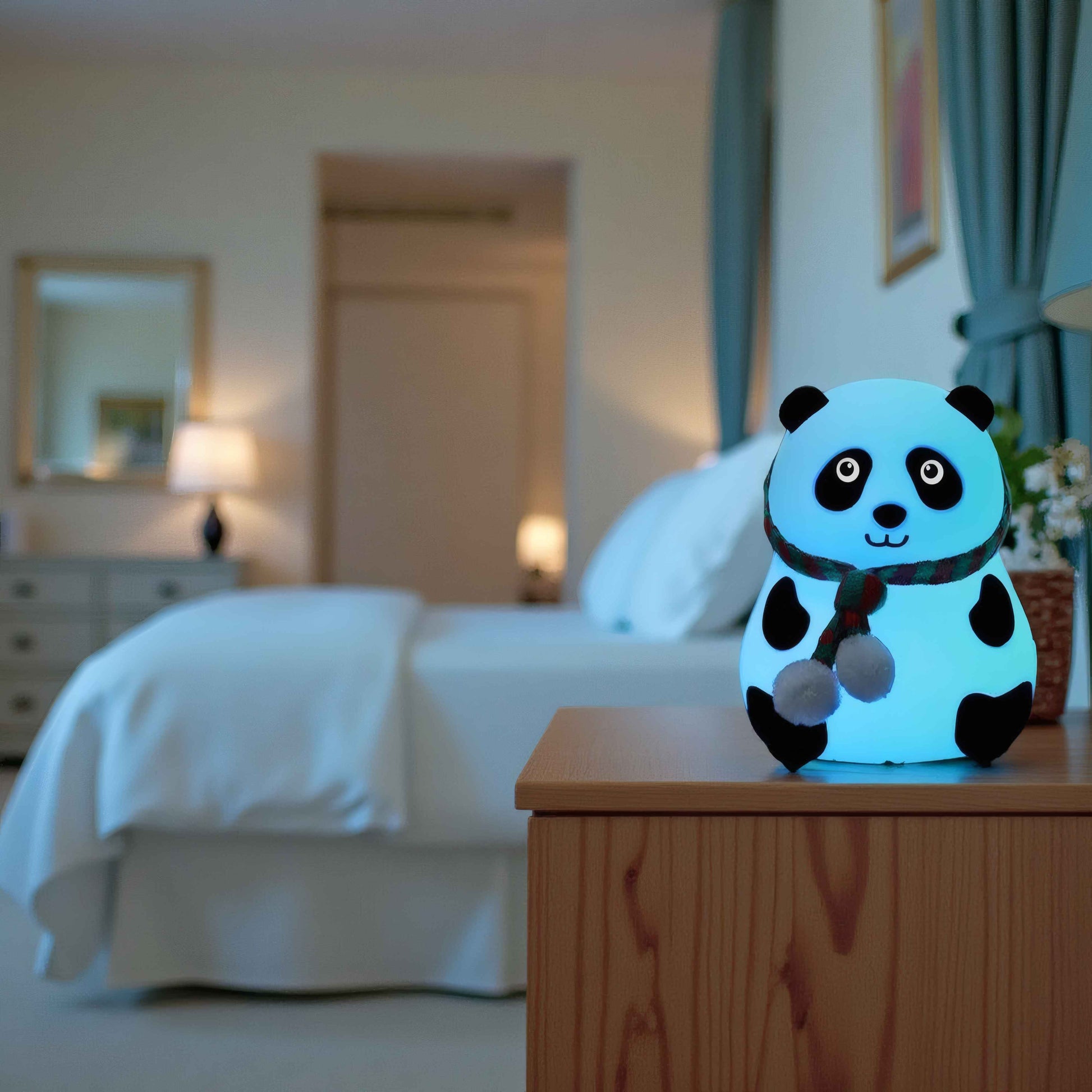 Veilleuse Panda Echarpe